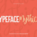 Mythics Font Poster 1