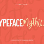Mythics Font Poster 1