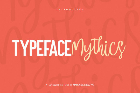 Mythics Font Poster 1