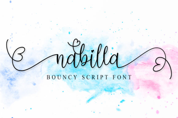 Nabilla Font Poster 1