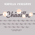 Nadilla Font Poster 8