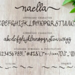 Naella Font Poster 11