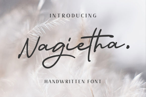 Nagietha Font Poster 1