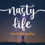 Nasty Life Font Poster 1