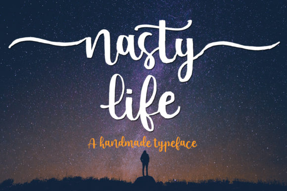 Nasty Life Font Poster 1