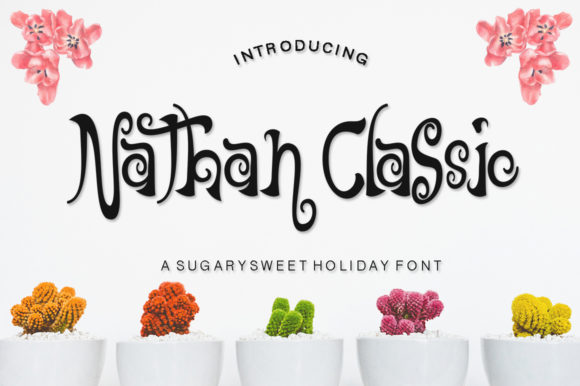 Nathan Classic Font Poster 1