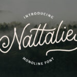 Nattalie Font Poster 1