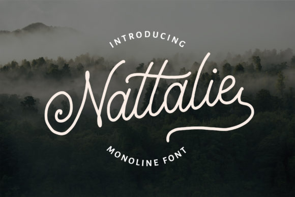 Nattalie Font Poster 1