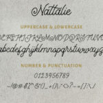 Nattalie Font Poster 11