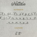 Nattalie Font Poster 12