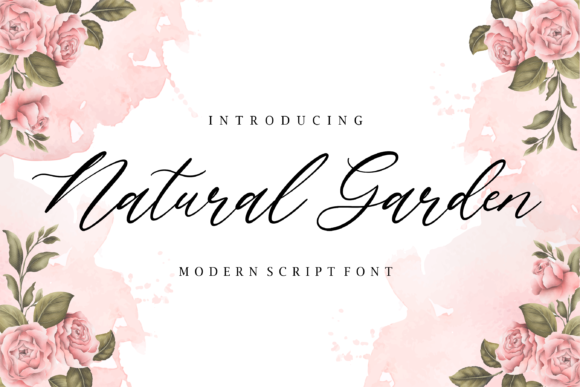 Natural Garden Font Poster 1