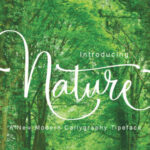 Nature Font Poster 1