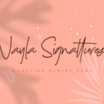 Nayla Signature Font Poster 1