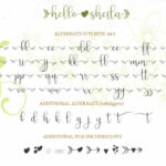  Hello Sheila Font Poster 11