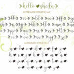  Hello Sheila Font Poster 10