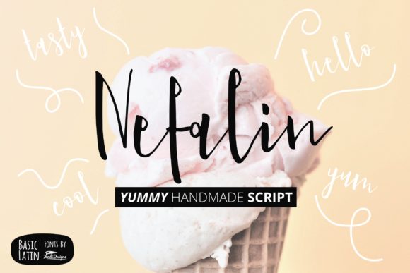Nefalin Yummy Font Poster 1