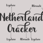 Netherland Cracker Font Poster 6
