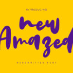 New Amazed Font Poster 1