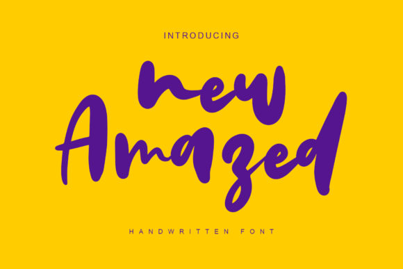 New Amazed Font