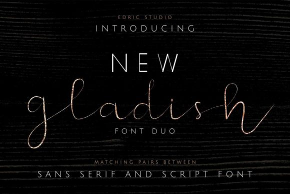 New Gladish Font Poster 1