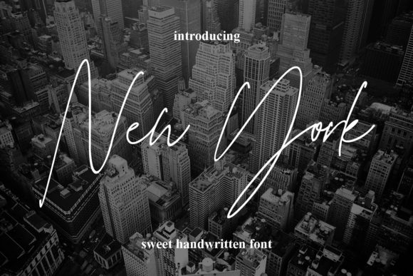 New York Font Poster 1