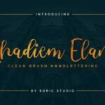 Nhadiem Elans Font Poster 1