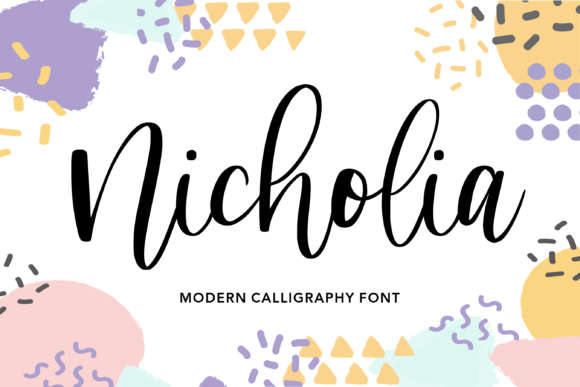 Nicholia Font Poster 1