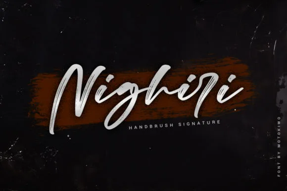 Nighiri Font Nighiri Font Poster 1