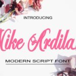 Nike Ardila Font Poster 1