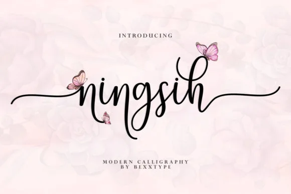 Ningsih Font Ningsih Font Poster 1