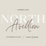 North Avellion Duo Font Poster 1