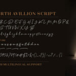 North Avellion Duo Font Poster 10