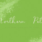 Northern Petal Font Poster 1