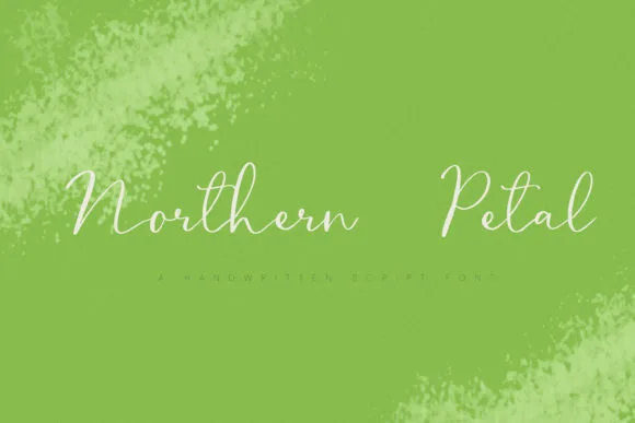 Northern Petal Font Northern Petal Font Poster 1