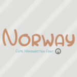 Norway Font Poster 1