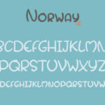 Norway Font Poster 3