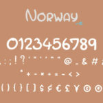Norway Font Poster 4