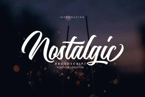 Nostalgic Script Font