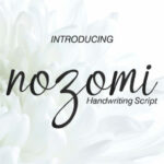 Nozomi Font Poster 1