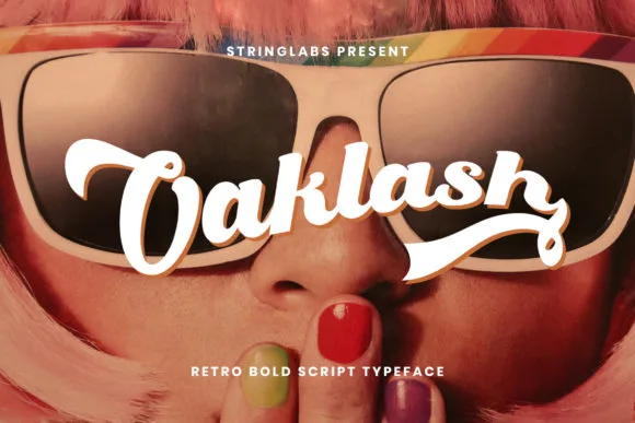 Oaklash Font Oaklash Font Poster 1