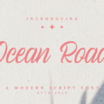 Ocean Road Font Poster 1