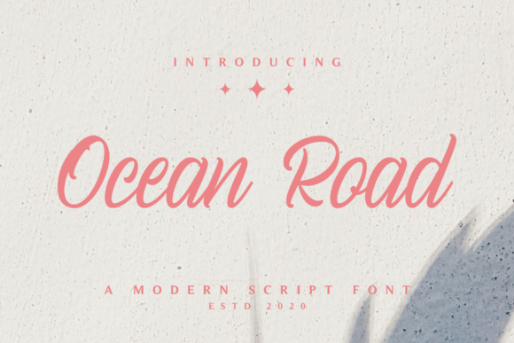 Ocean Road Font Poster 1