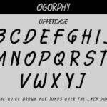 Ogorphy Font Poster 6