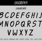 Ogorphy Font Poster 8