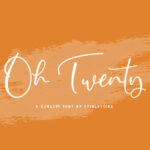 Oh Twenty Font Poster 1