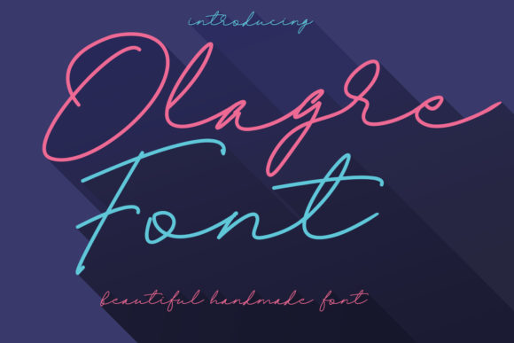 Olagre Font Poster 1