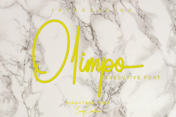 Olimpo Font Poster 1