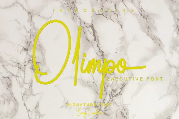 Olimpo Font Olimpo Font Poster 1