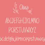 Olivia Font Poster 3