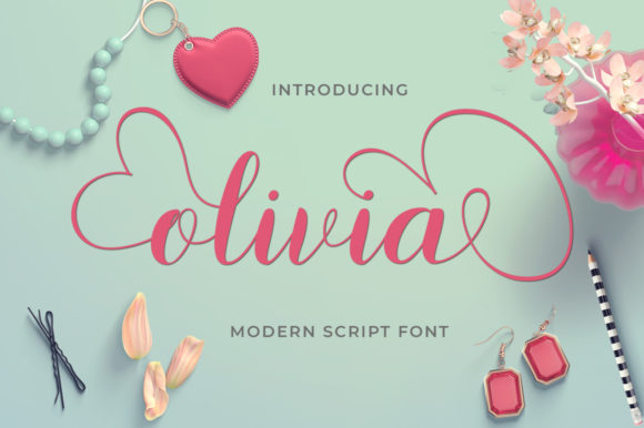 Olivia Font Poster 1